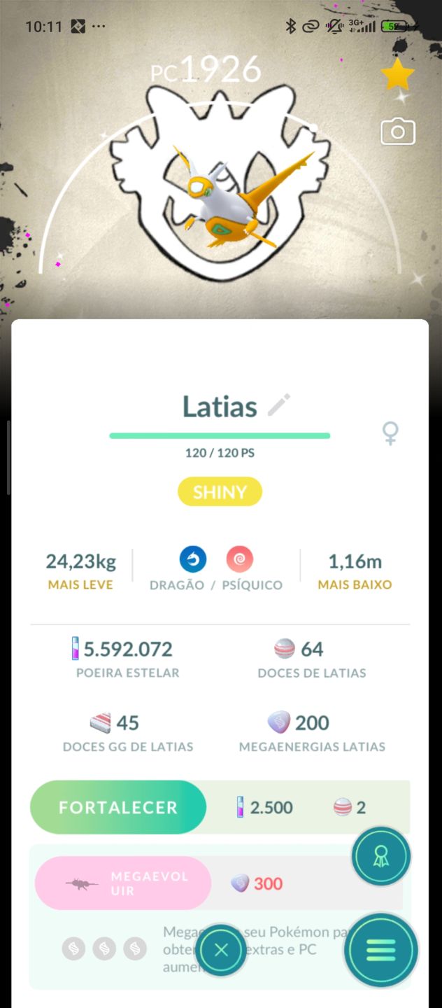 POKÉMONS SHINY C/FUNDO - GO FEST 2026