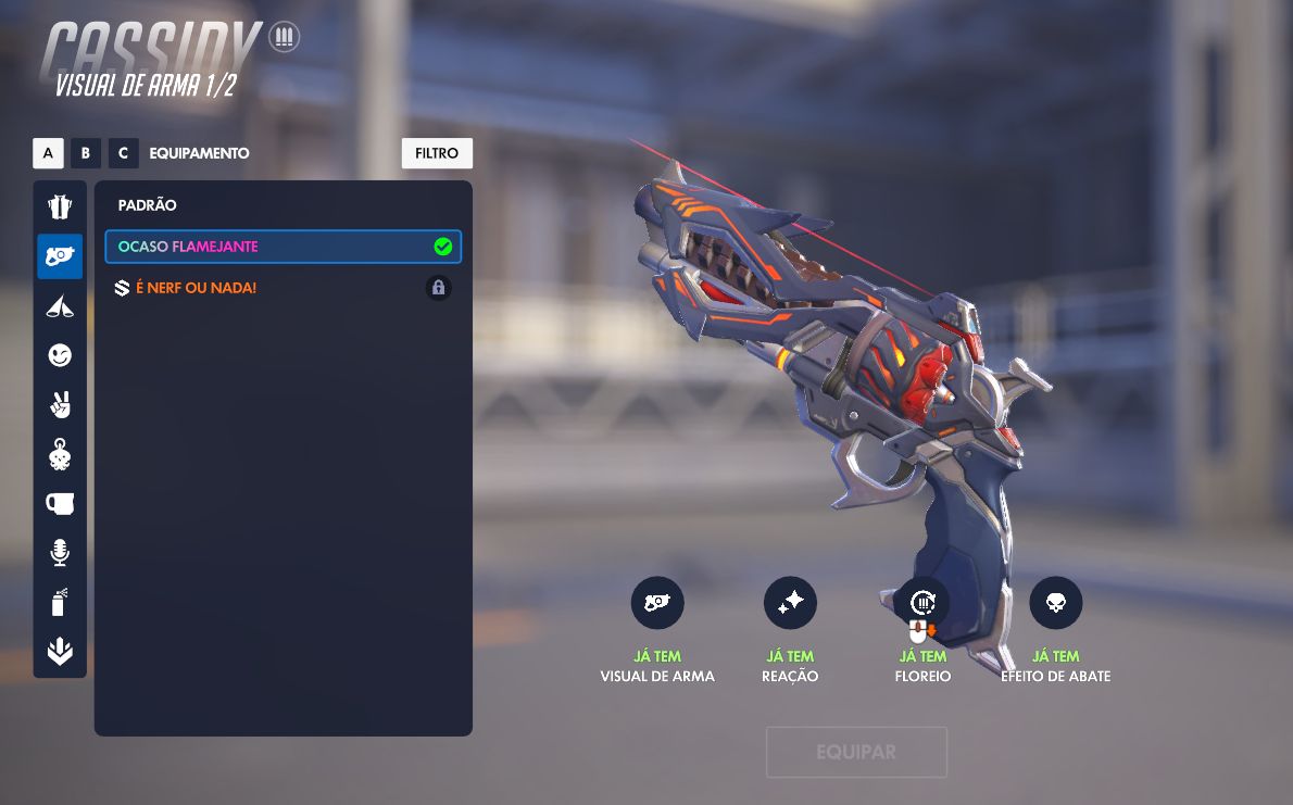 Conta Overwatch Platina + 100 Skins + 2 Arma Mitica + 3 Personagens Miticos