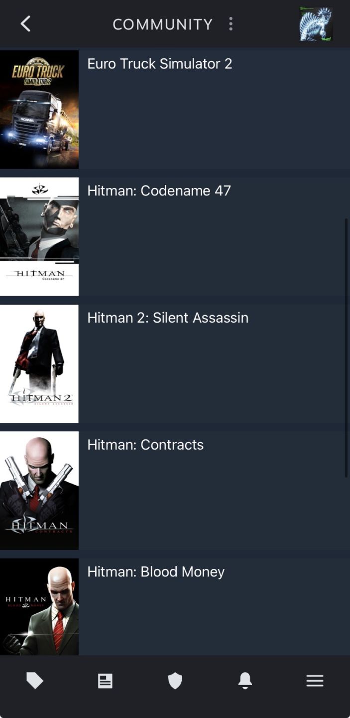Conta da Steam