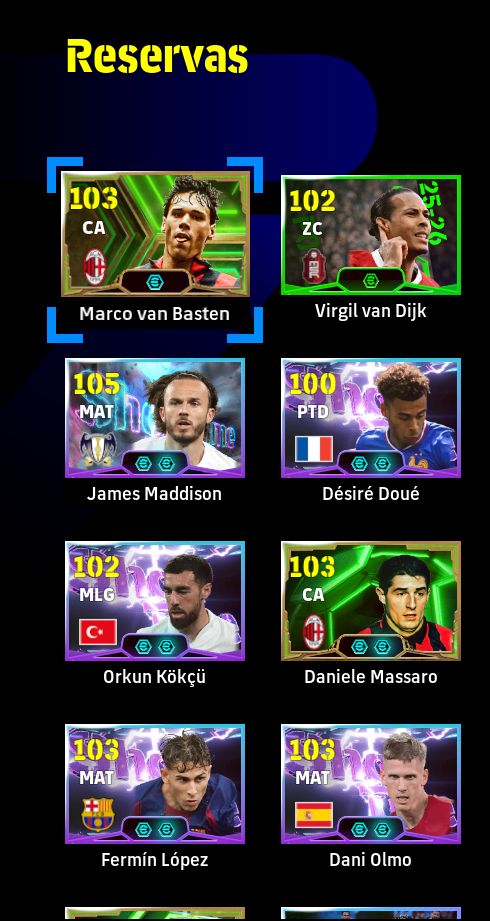 CONTA STEAM eFootball | Neymar 105, Agüero 103, Etoo 103, Seedorf 105 | Força 3