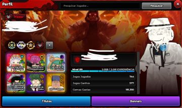 CONTA DE ROBLOX UPADA EM ANIME EXPEDITIONS E EM OUTROS JOGOS(LEIA A DESCRIÇÃO)!!