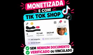 CONTA TIK TOK BR 11.OOO SEGUIDORES COM (VITRINE ON + PROGRAMAS DE RECOMPESAS $ )