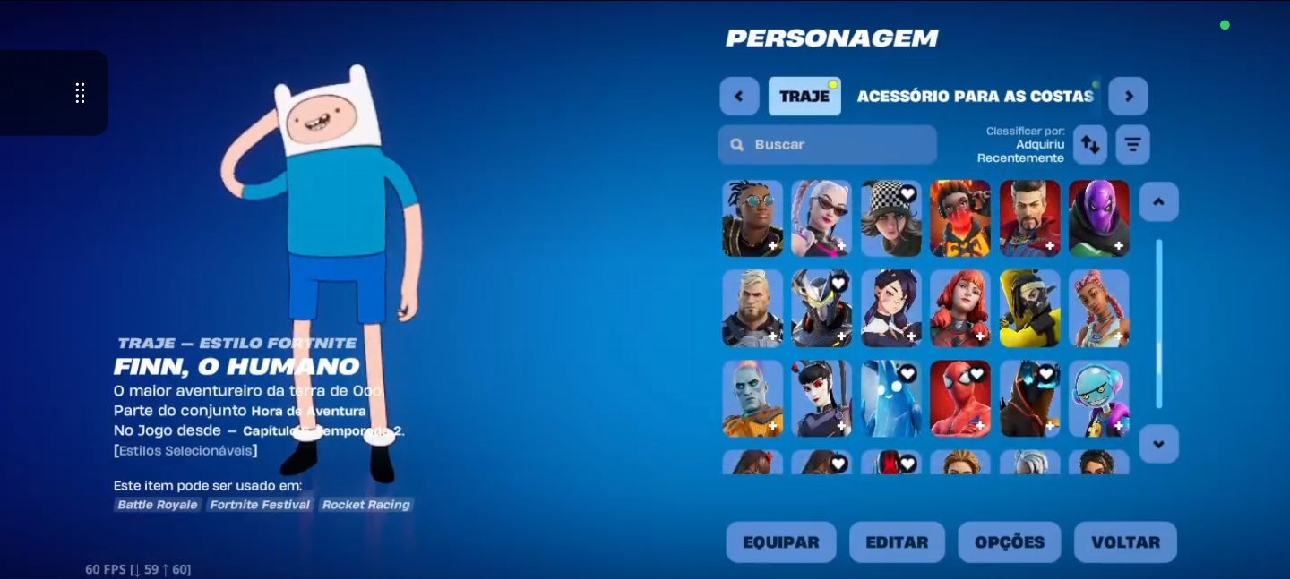 Conta fortnite skin rara