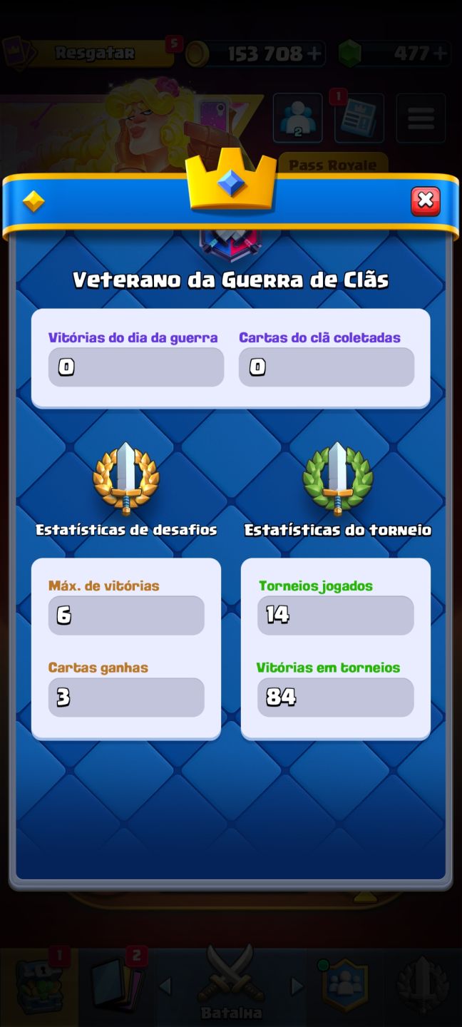 CONTA CLASH ROYALE PRA LOGO!