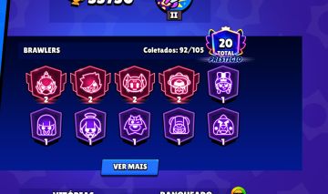 CONTA BRAWL STARS HIGHLIGHT - 33K+ TROFÉUS (TODOS OS LENDÁRIOS +KAZE) - DESAPEGO