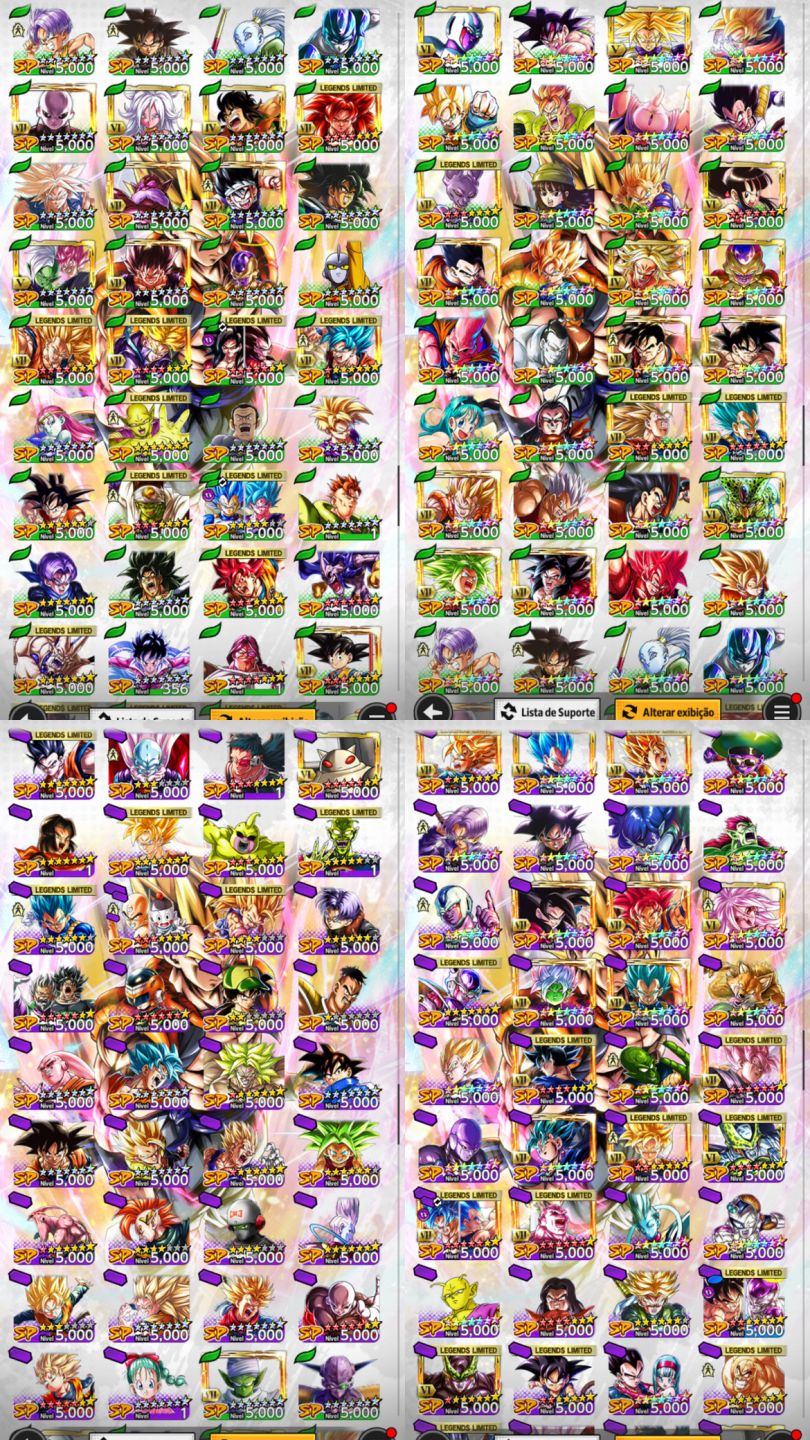 Conta Dragon ball Legends