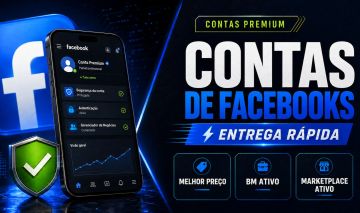 CONTAS FACEBOOK - [MELHORES PREÇOS] - BM E MARKTPLACE ATIVO 2008 - 2026