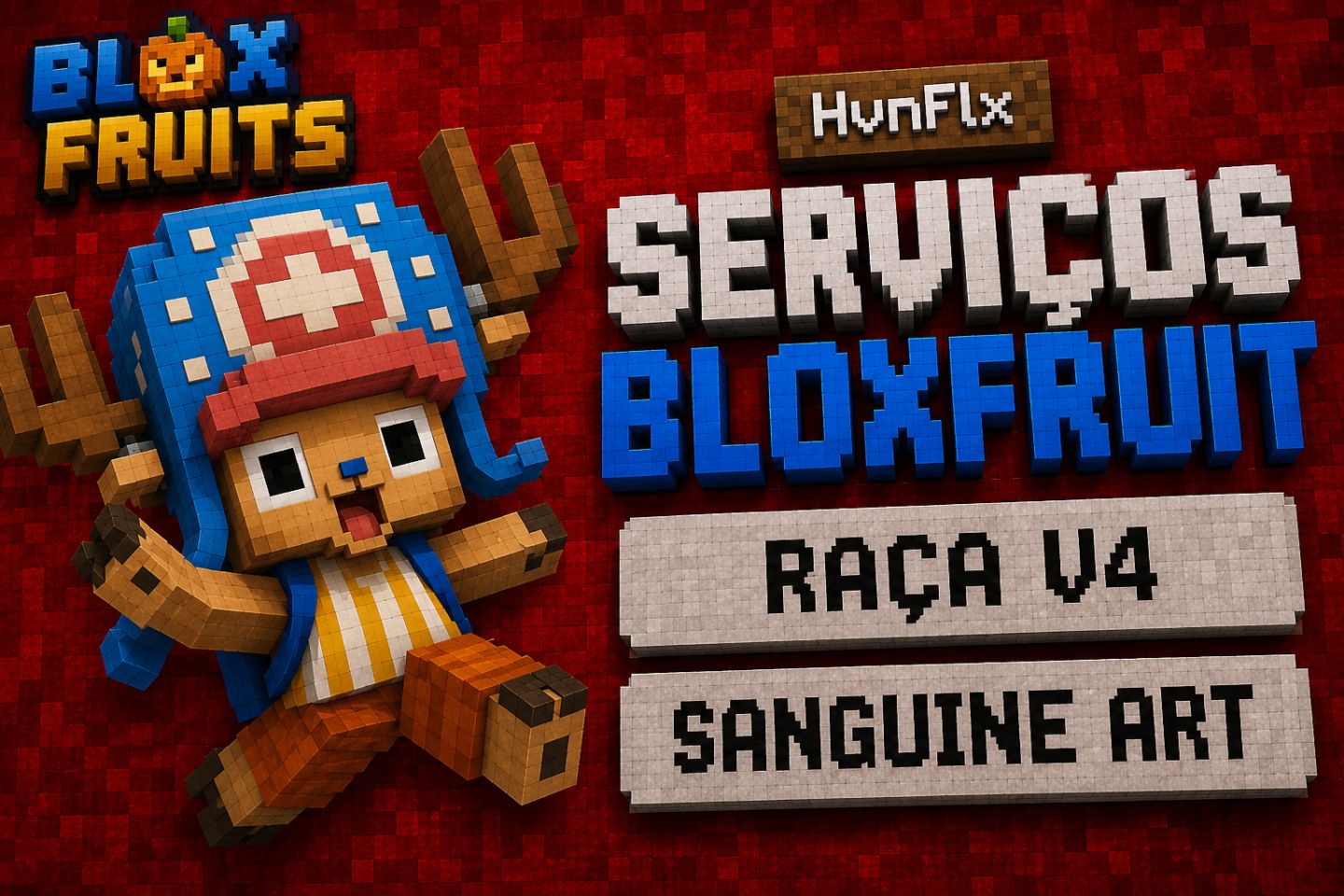Servicos de bloxfruits draco sanguine-art raca v4 blox fruits nao e conta