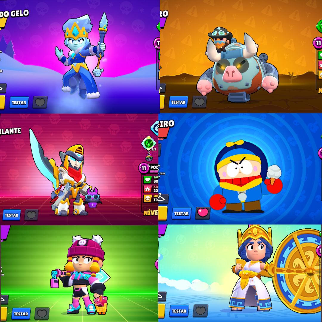 (PROMOÇÃO) CONTA BRAWL STARS 90K+ | 90 BRAWLERS FULL | MESTRE III | SKINS RARAS