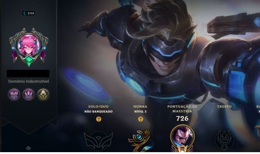 CONTA LOL BR ANTIGA | 152 SKINS | PLATINA | 20K EA