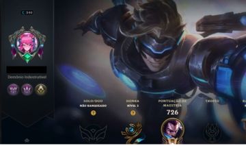 CONTA LOL BR ANTIGA | 152 SKINS | PLATINA | 20K EA