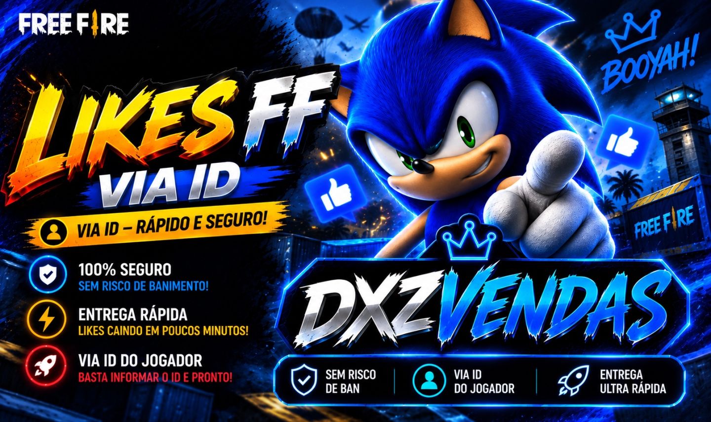Likes Para Freefire Via [ID] Curtida 1000 Likes + brinde [Entrega Rápida ]