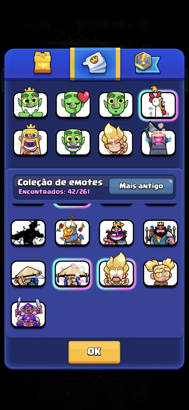 Clash royale, deck de log bait evocannon quase no máximo, 4 heróis e 10 evo