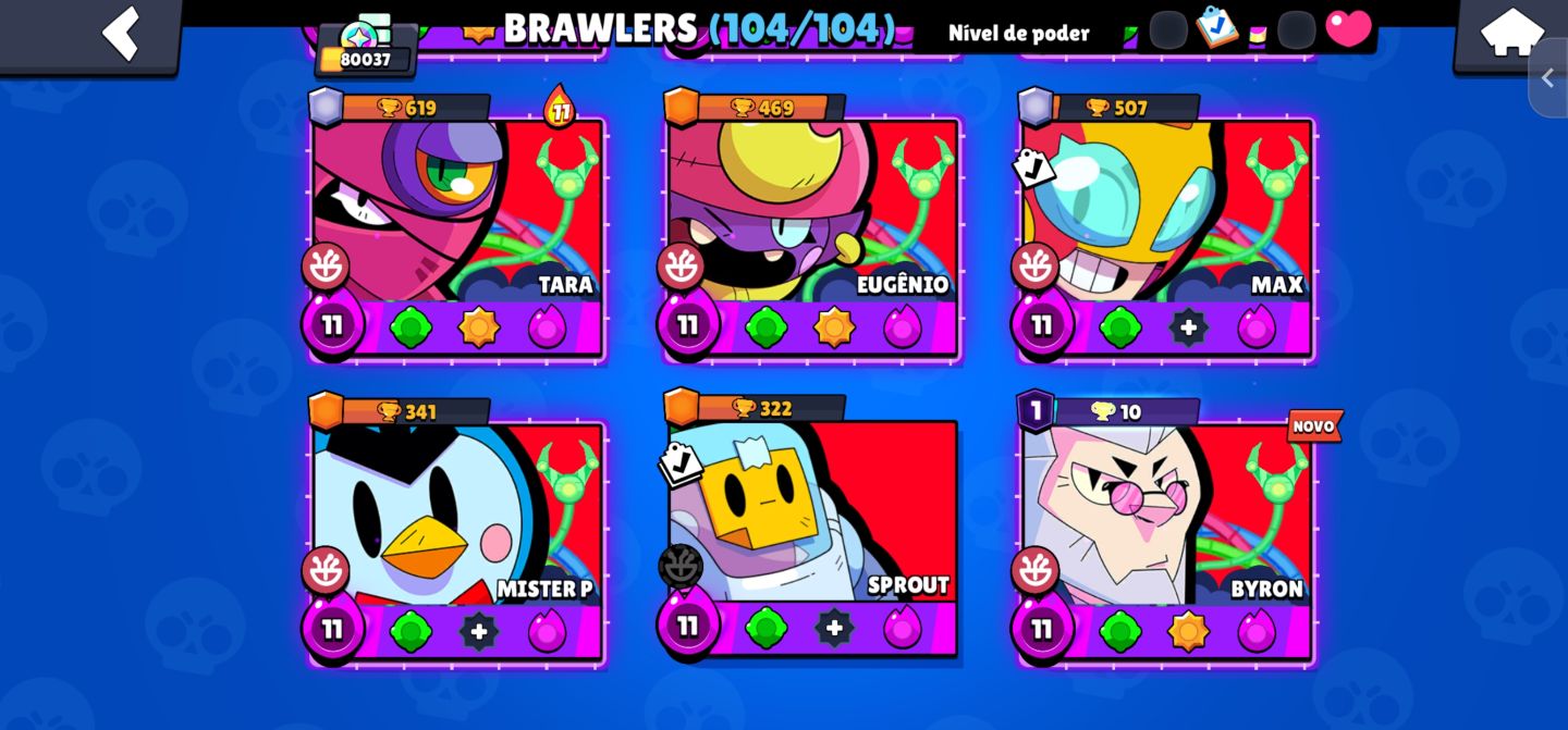 Conta Brawl nivel competitivo