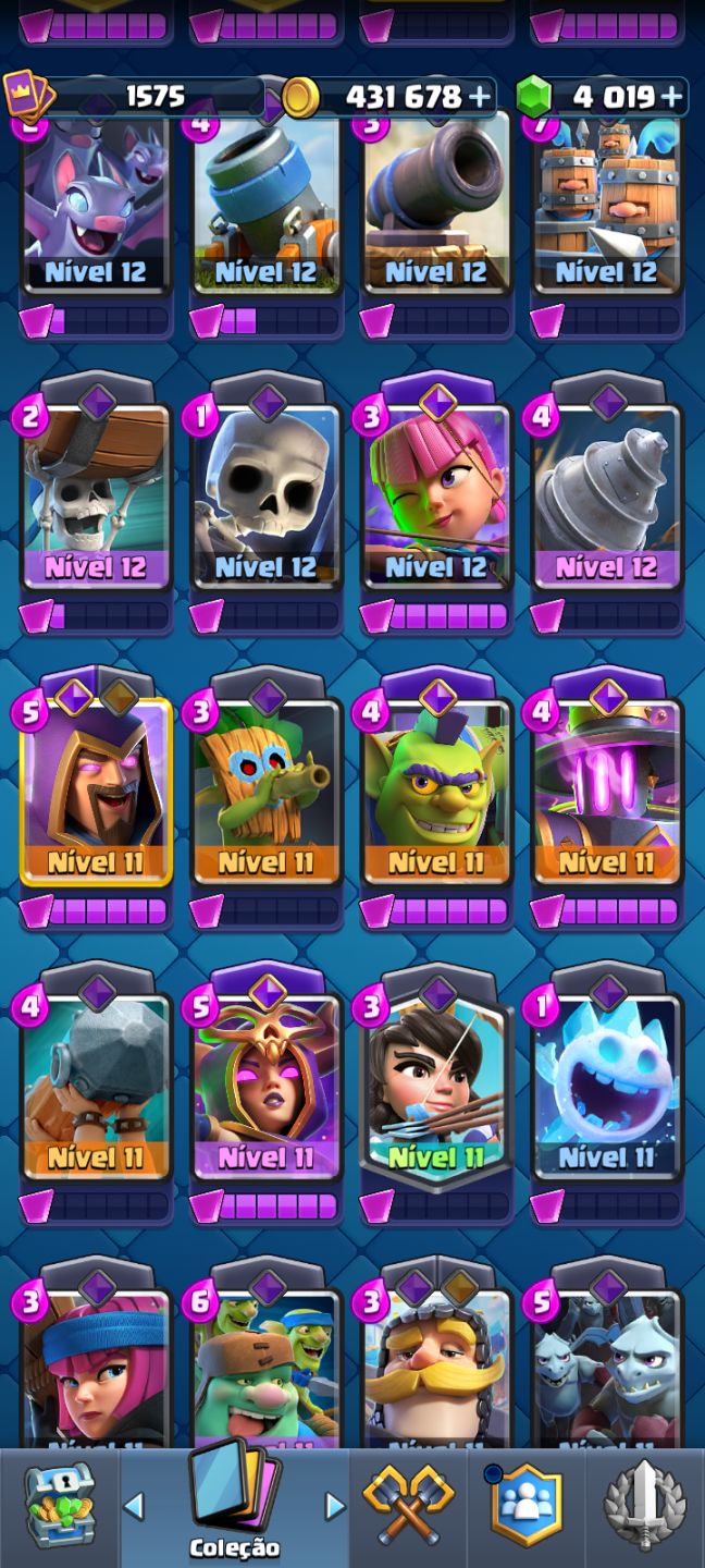 Conta Clash Royale 10k 122/122