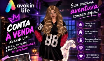 CONTA FEM NVL 22 AVAKIN LIFE (6 ANOS DE JOGO)