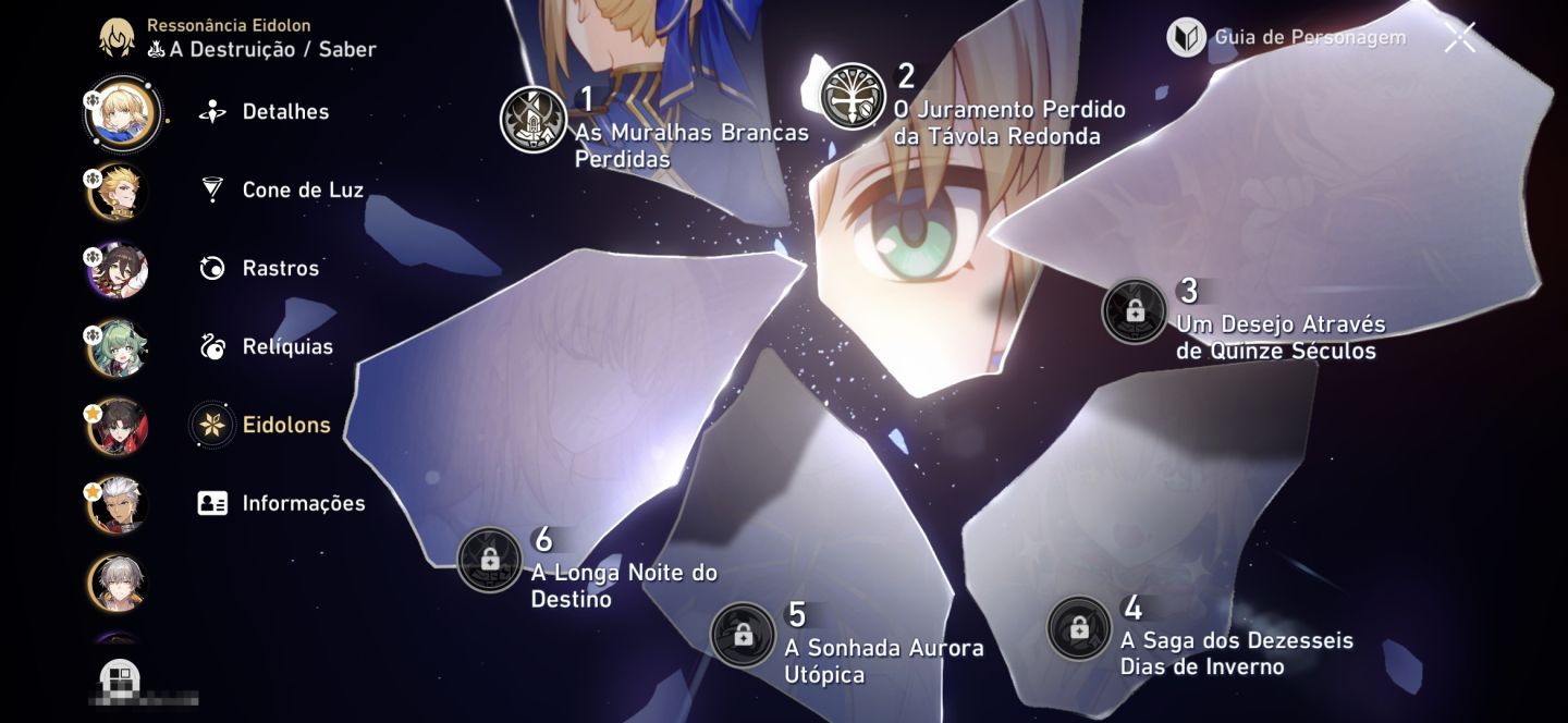 CONTA HONKAI STAR RAIL, AR 64 COM 9 T5