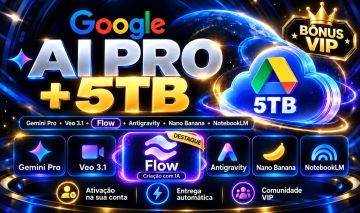 GOOGLE AI PRO + 5TB | GEMINI PRO + VEO 3.1 + FLOW + ANTIGRAVITY + NANO BANANA