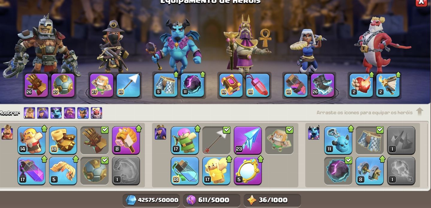 CV18 QUASE FULL - CLASH OF CLANS