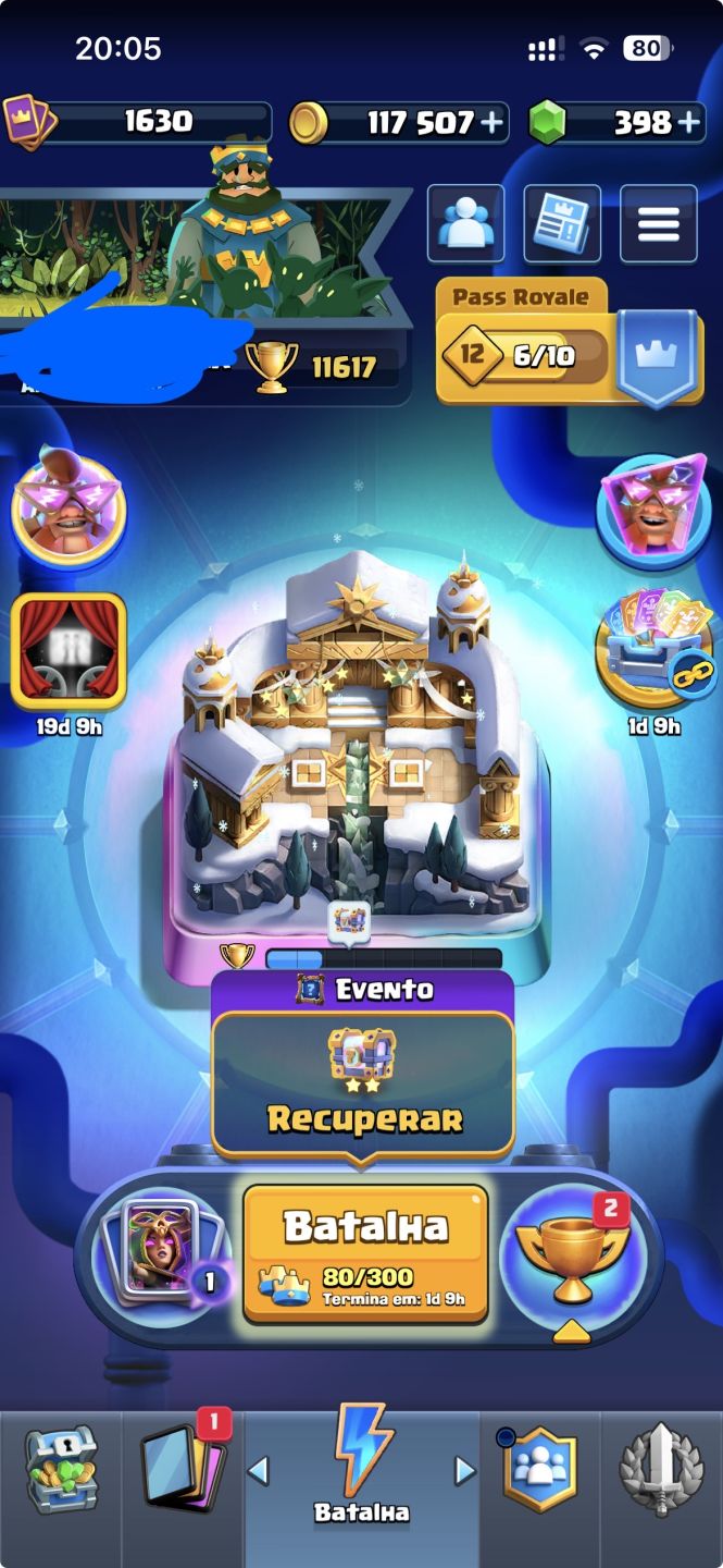 Conta Clash of Clans (CV 18 + Base Const. Full) Clash Royale (11k Trof + Lvl 15)