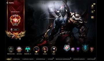 507 Skins| 15 Míticas |64 Lendárias|290 Épicas |Lv 226 |87,2K Coleção| 1978 dias