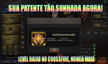 FREE KILL CROSSFIRE - PASSE SOLDADO - UP DE CONTAS CF - BOT