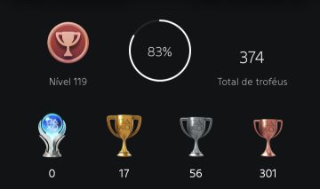 Conta ps4/ps5 Nível 119.