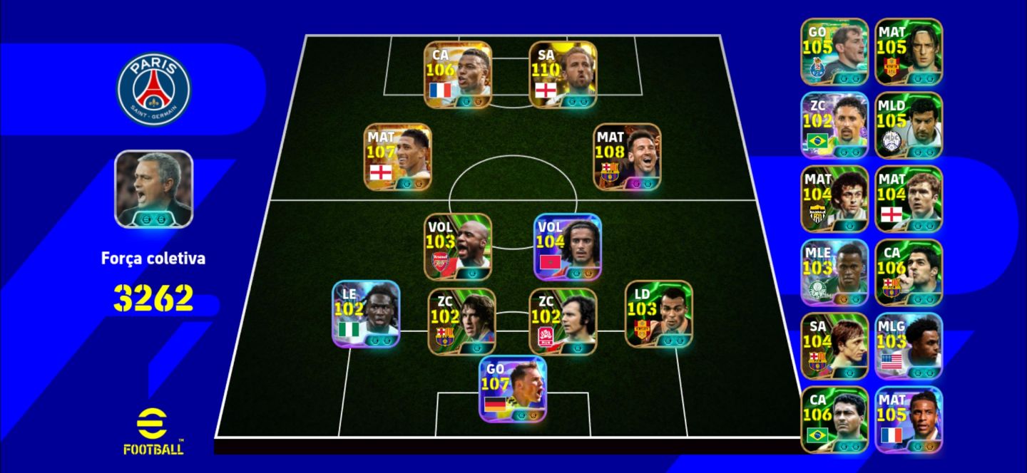 CONTA INSANA COM HARRY KANE 110 + MESSI 108 + MBAPPÉ 106!