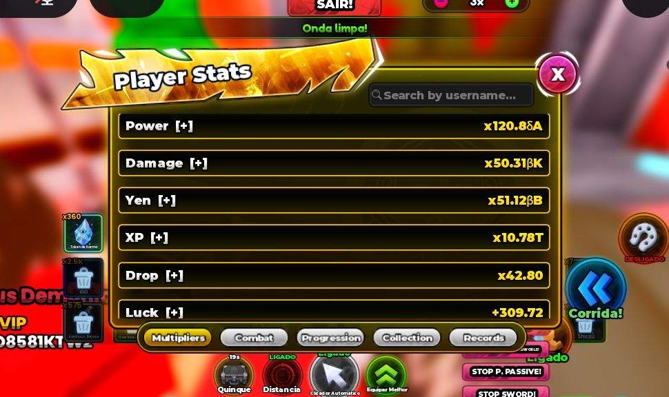 SERVIÇOS & FARM ANIME ASTRAL SIMULATOR