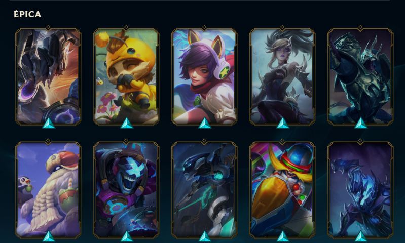 Conta League Of Legends Com todos campeões- 141 skins 10 anos de acc