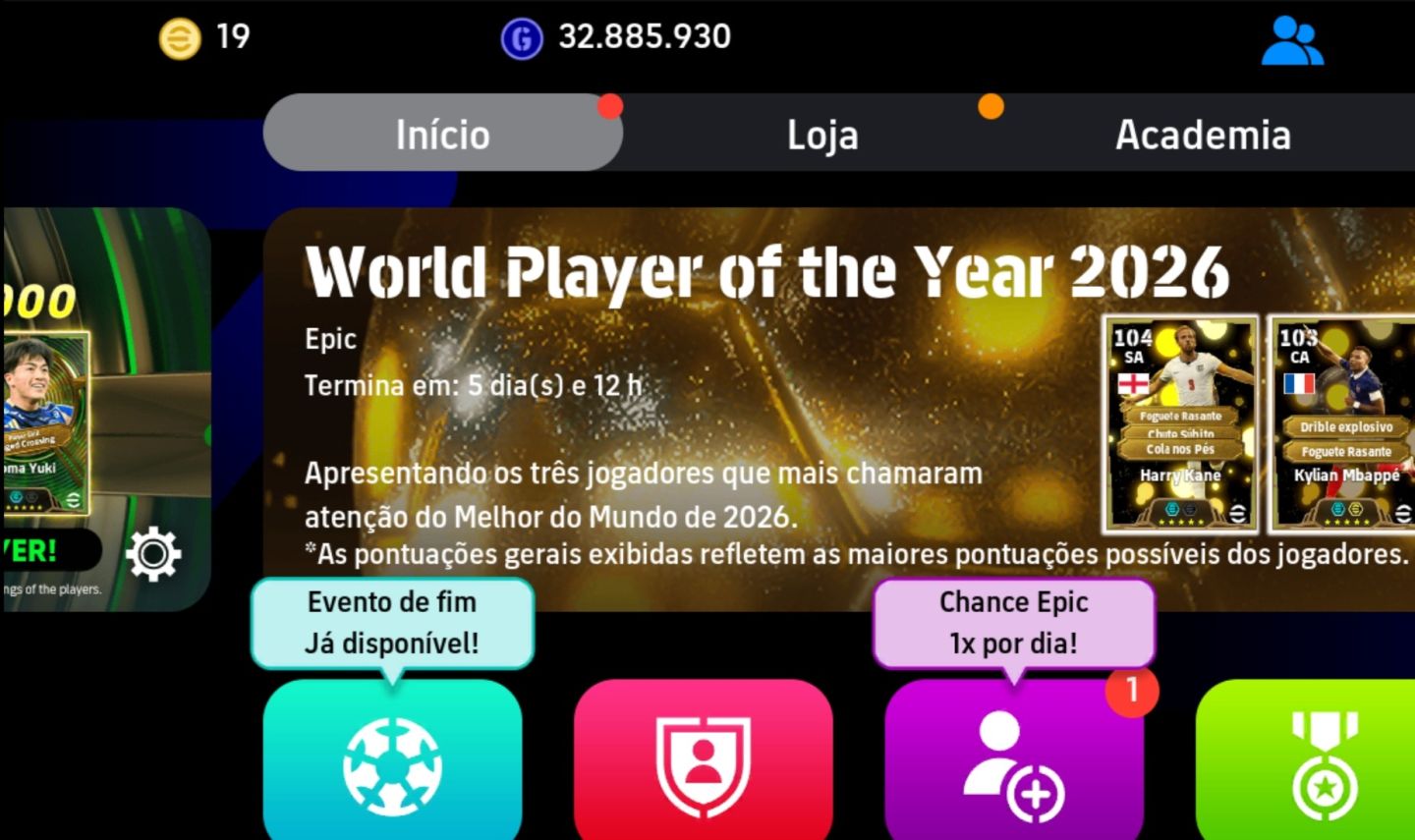 Conta eFootball