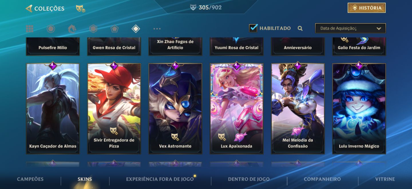 Conta de Wild Rift - Focada em Mid, Sup e Adc