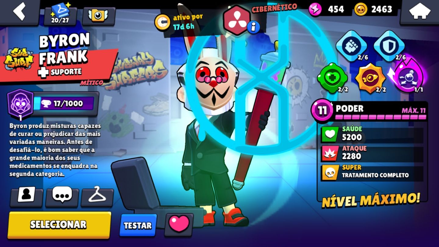 CONTA BRAWL STARS 97K TROFÉUS | +440 SKINS EXCLUSIVAS | TODAS AS HIPERCARGAS