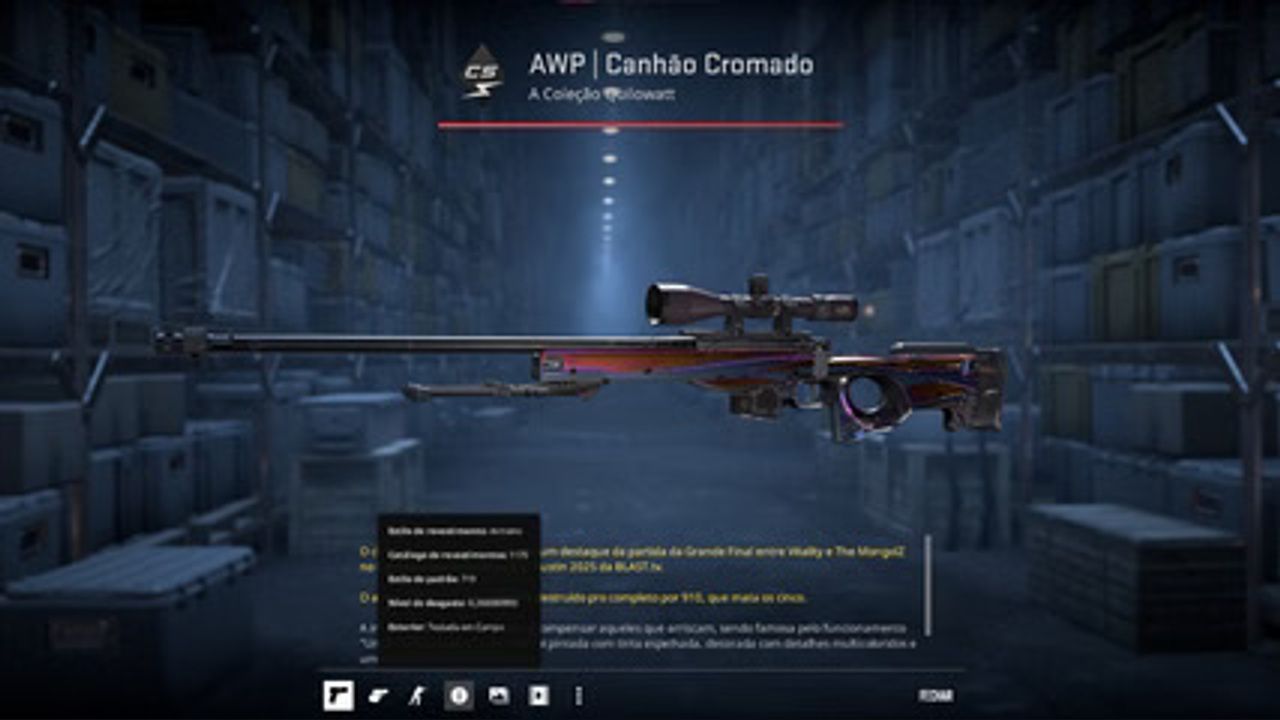 Conta CS2 Prime | Gut Hook Aquecimento de Aço + Skins | Trade Ban