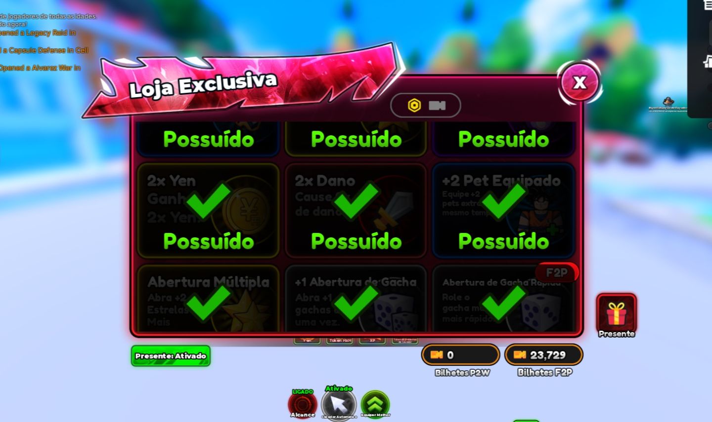 CONTA DE ANIME ASTRAl FULL PASS E SLAYERS 2