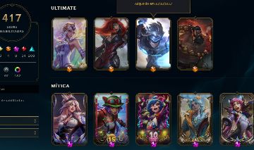 Conta Lol Esmeralda+400 Skins+Full - League of Legends - Contas - GGMAX