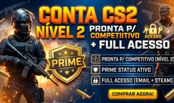 CONTA CS2 PRIME + FULL ACESSO