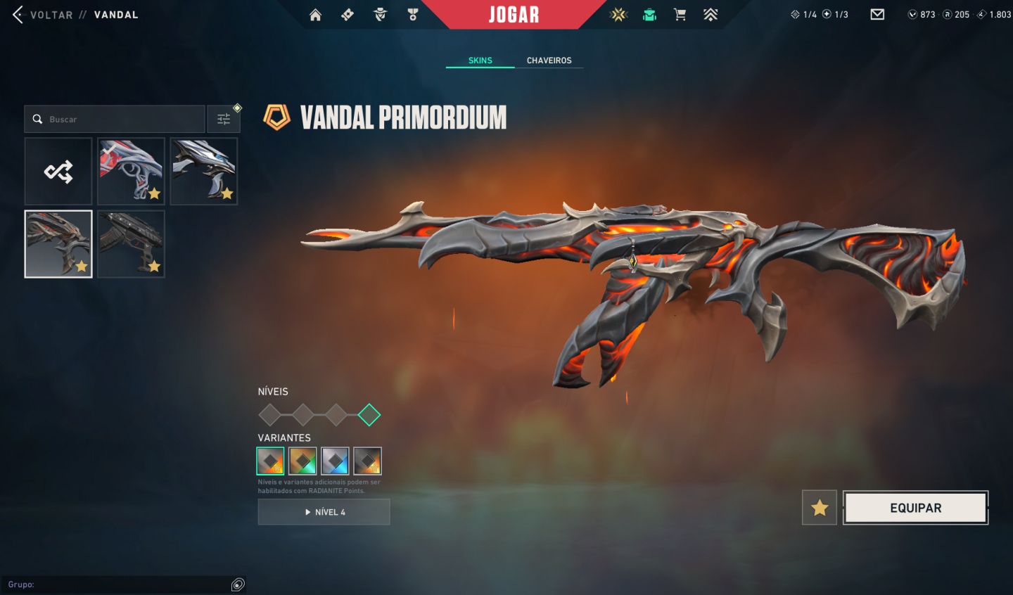 CONTA VALORANT EX RADIANT