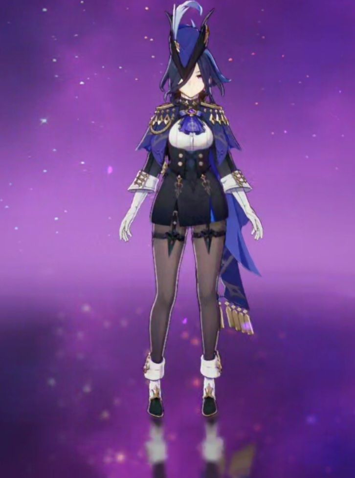 Conta de Genshin Impact Clorinde + Furina + Hu Tao + Raiden + Mavuika
