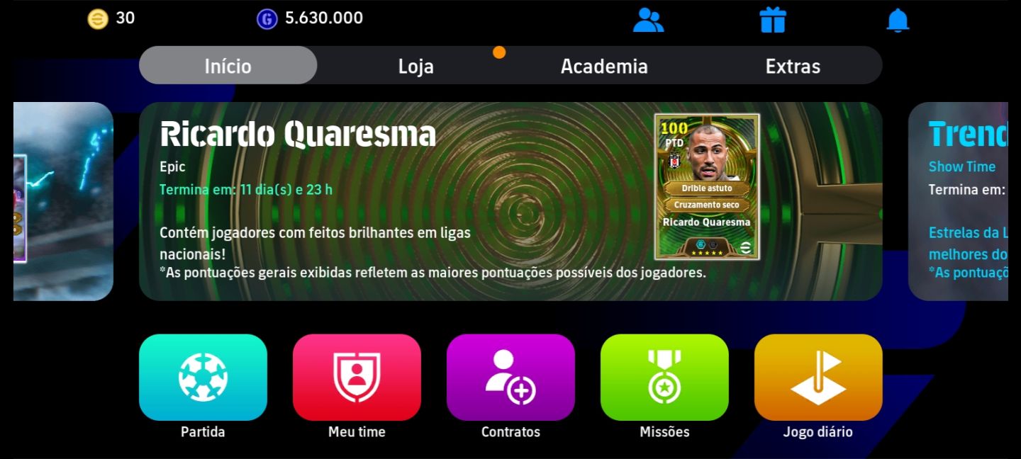 Conta completa de eFootball (2 peck do Messi e do lamine yamal