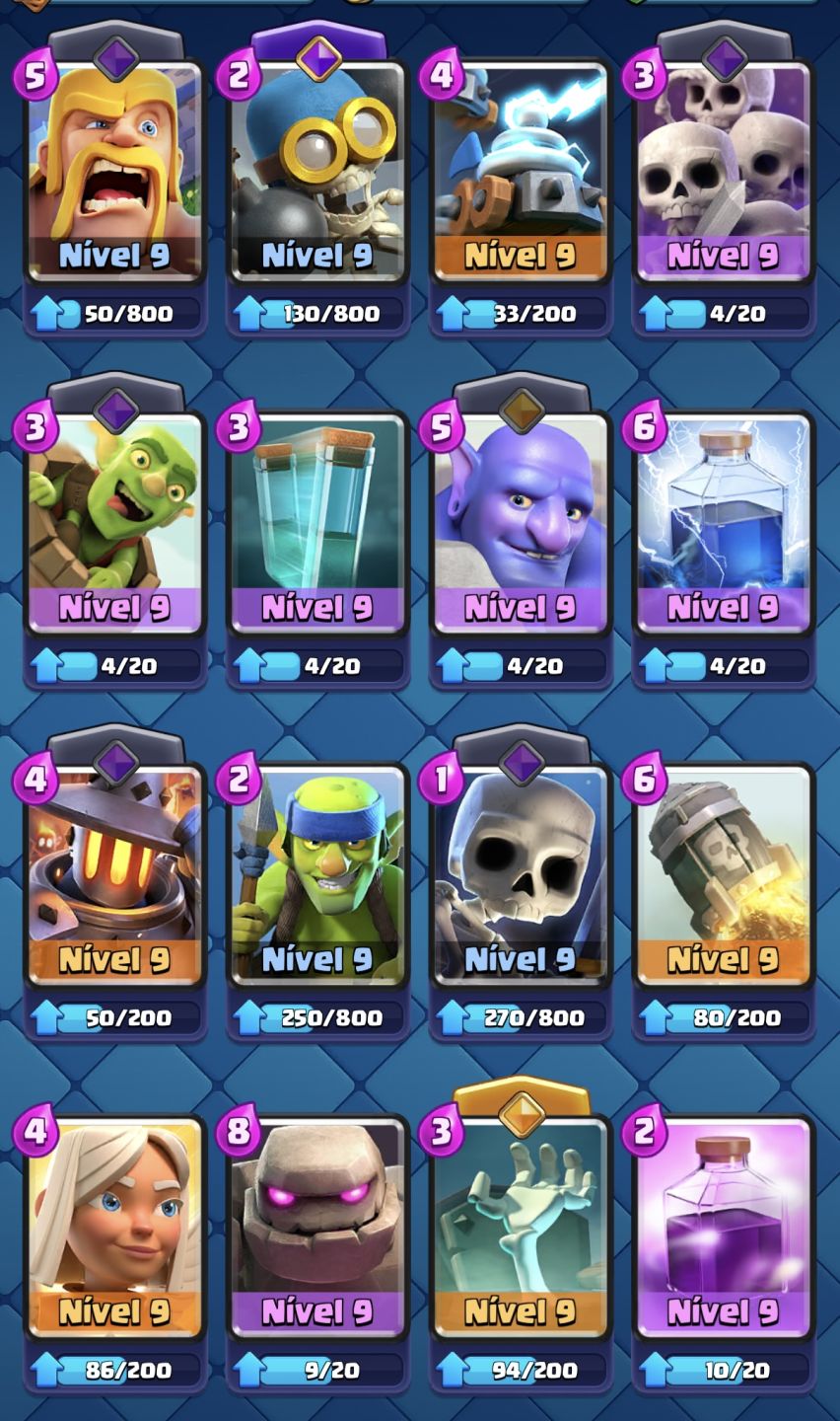 CONTA CLASH ROYALE (UPADA A MÃO)