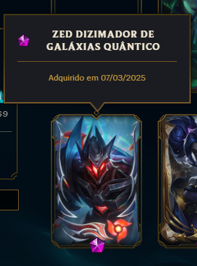 Conta lol skins 1250 skins