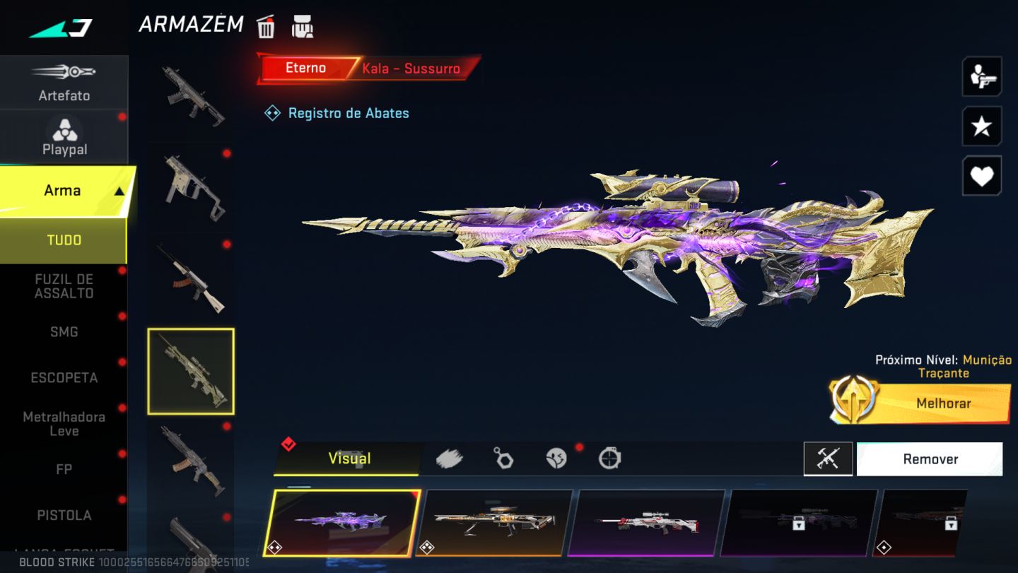 BLOOD STRIKE | LVL 50 | MÍTICO | SCAR EVO | MUITAS SKINS + VISUAIS DE COLAB