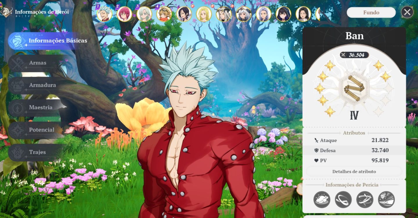 ACC 7DS ORIGIN 130K+ TODOS OS PERSONAGENS