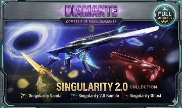 CONTA VALORANT DIAMANTE I (ATUAL) + PACOTE SINGULARIDADE 2.0 + FULL ACESSO