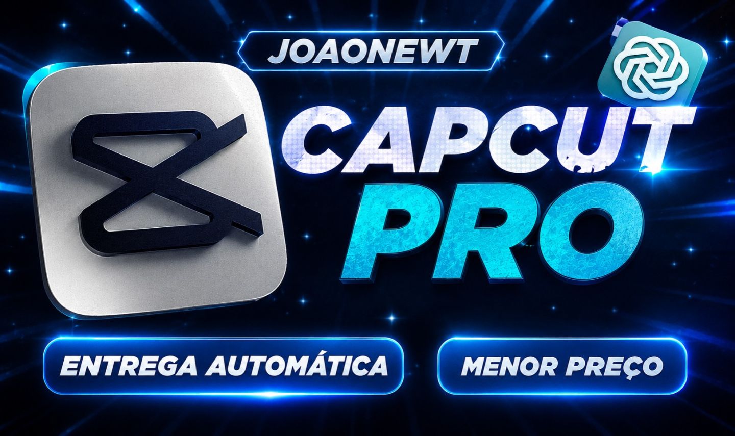 Capcut Pro Privado | Chat Gpt | Canva Pro Brindes | Entrega Automatica Ativa