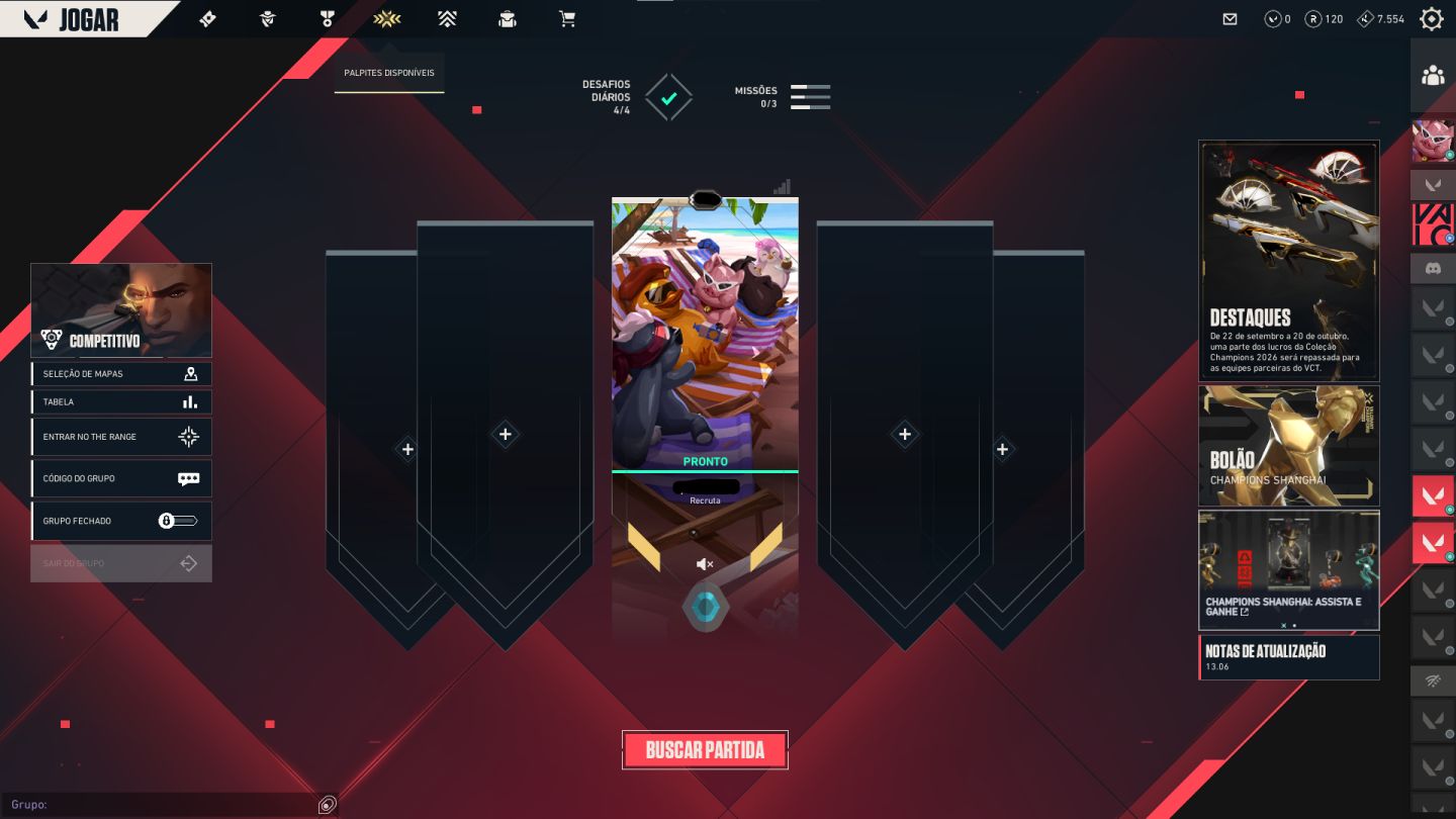 VALORANT, CONTA SMURF OURO 2