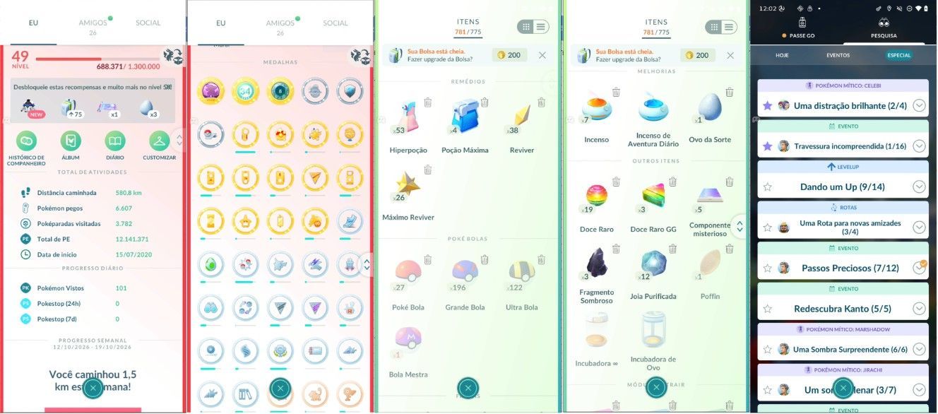 CONTA POKEMON GO LEVEL 52 | 147 LENDARIO | 136 BRILHANTE | 2 LENDARIO IV 100