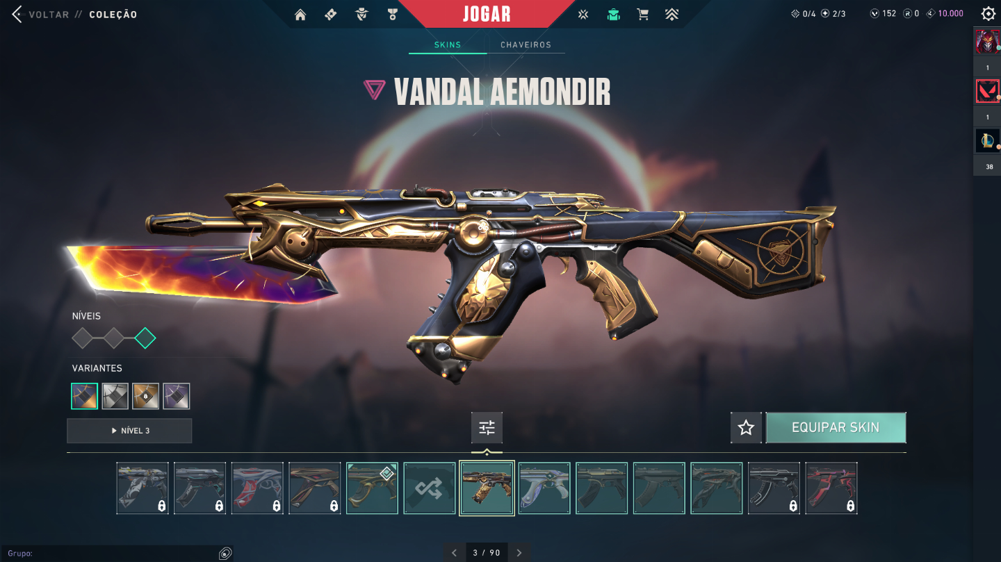 CONTA VALORANT ASCENDENTE 1 + SKINS - FULL ACESSO