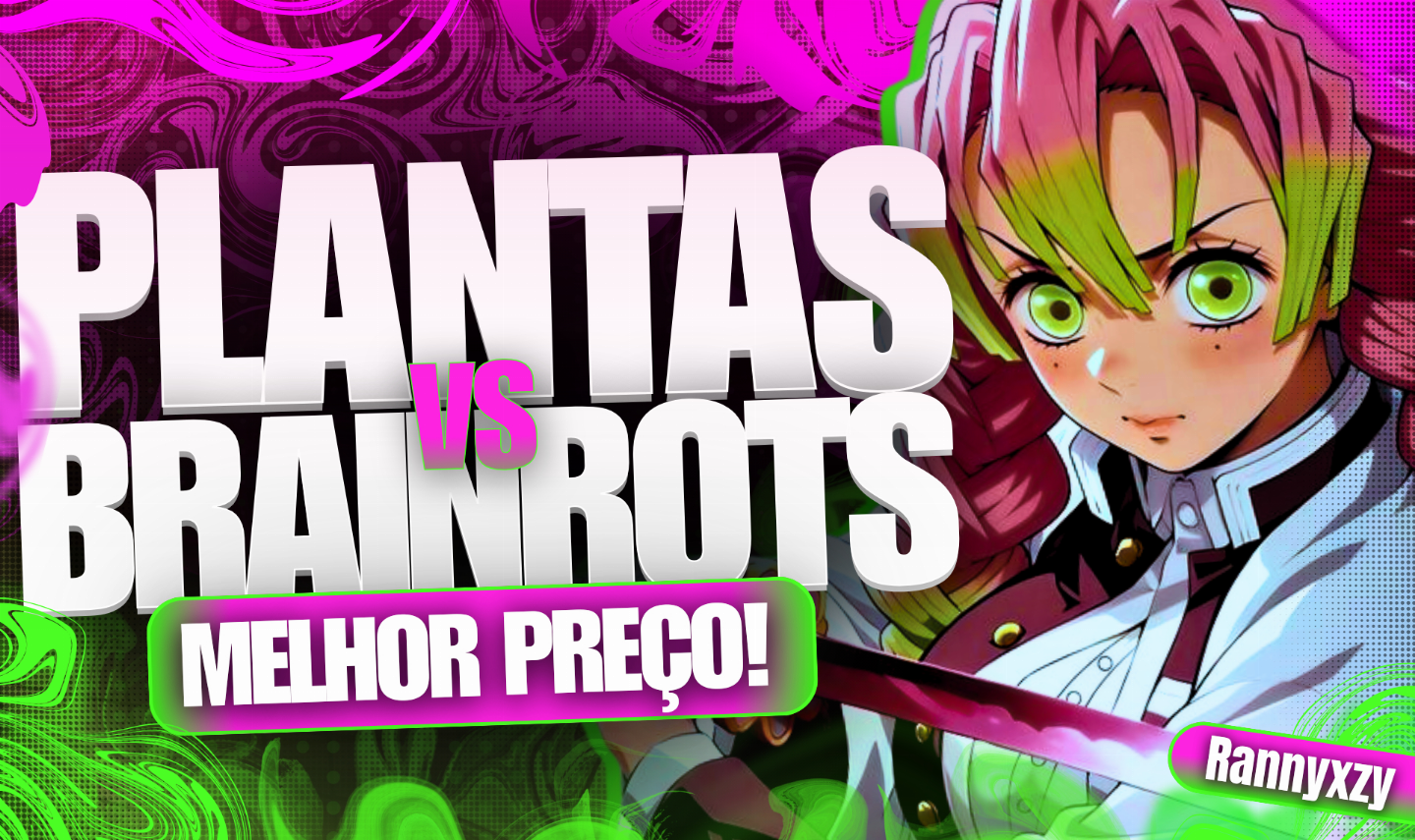 PLANTAS VS BRAINROTS TUDO POR PREÇO MINIMO/BRAINROTS DE 1M+ (FORNECEDORA)